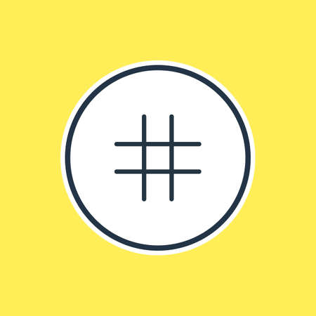 グリッド アウトラインのベクター イラストです 美しいアプリケーション要素は 格子の要素としても使用できます のイラスト素材 ベクタ Image