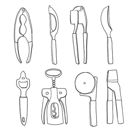 厨房機器 食器手線アートのかわいいイラスト の写真素材 画像素材 Image 厨房機器 食器手線アートのかわいいイラスト の写真素材 画像素材 Image