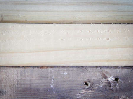 stacked wood plank texture Stock Photo