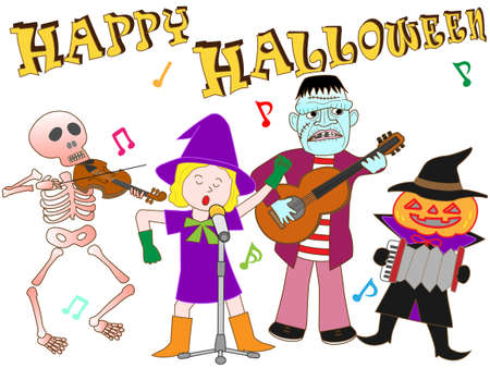 Halloween concert Stock Vector - 62215185