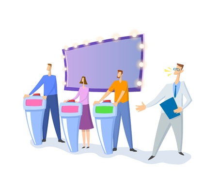 Game Show Host Cliparts Stock Vector And Royalty Free Game Show