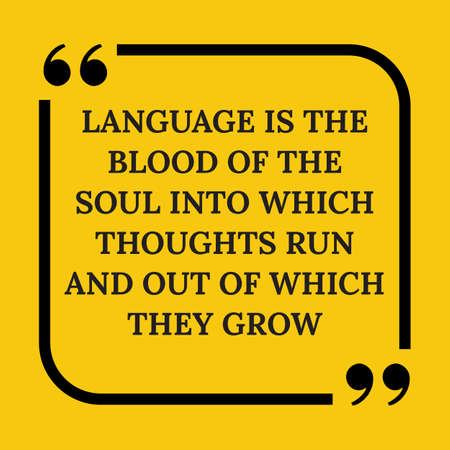 Citation De Motivation Chacun D Entre Nous Voit Autre Que La Verite Parce Que Chaque Homme Cree Ce Qu Il Voit Sur Fond Jaune Clip Art Libres De Droits Vecteurs Et Illustration Image