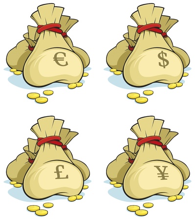 Bag of gold coins: Set túi tiền bị cô lập