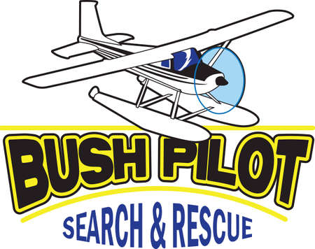 水に上陸する飛行機で飛ぶことはとても楽しいです のイラスト素材 ベクタ Image