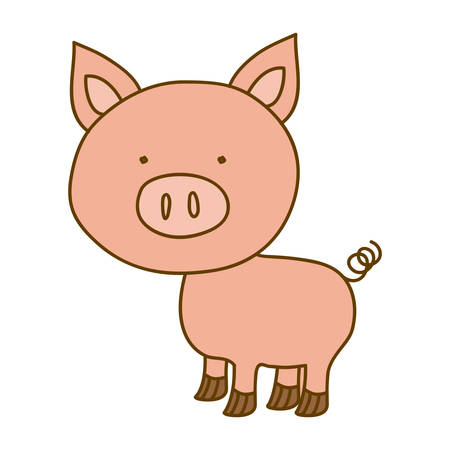 豚ベクトル イラスト シルエット モノクロ カラー のイラスト素材 ベクタ Image 豚ベクトル イラスト シルエット モノクロ カラー のイラスト素材 ベクタ Image