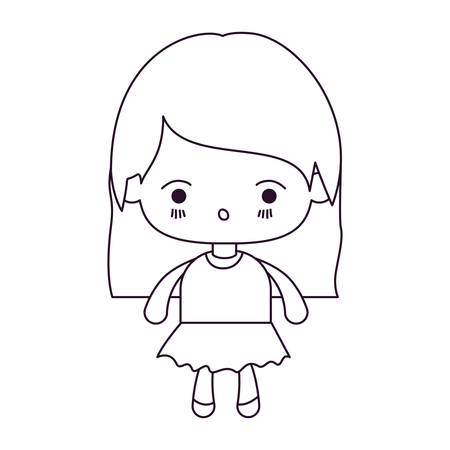 Cute Nina Con Pelo Corto Recto Vistiendo Uniforme Escolar Anime O Manga Icono De La Imagen De Diseno De Ilustracion Vectorial Ilustraciones Vectoriales Clip Art Vectorizado Libre De Derechos Image 76169221