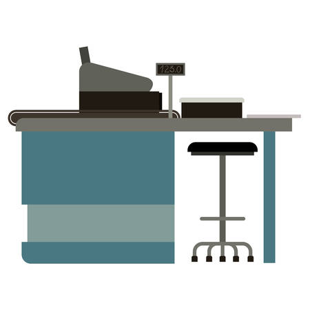 スーパー ブルー シルエット ベクトル図にレジで支払いのイラスト素材 ベクタ Image 70