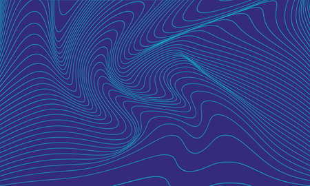 Modern wavy curve abstract presentation background. vector illustration