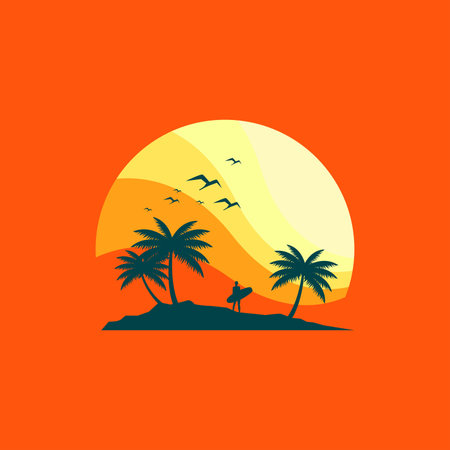 Beach illustration
