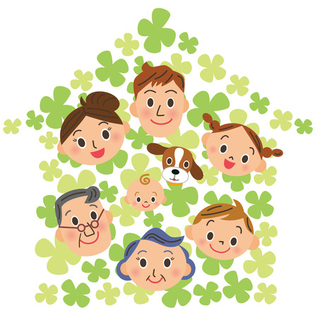 家族会議 のイラスト素材 ベクタ Image