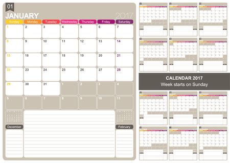 12 month calendar template