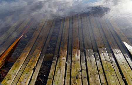 wooden ramp used for