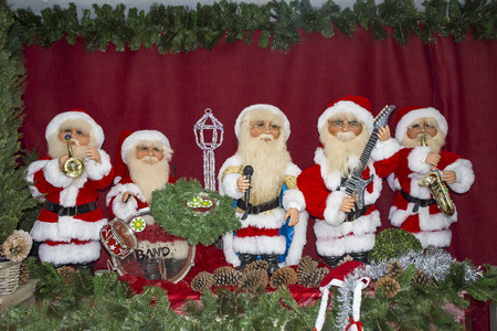 santa claus toys celebrate christmas playing various music instruments and singing stock photo 92140949 - Singing Christmas Toys santa claus toys celebrate christmas playing various music instruments and singing stock photo 92140949 - Singing Christmas Toys