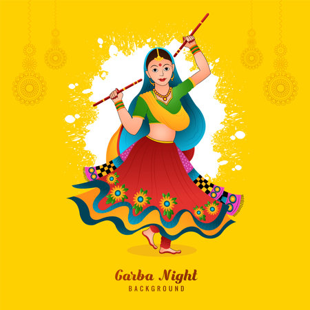 Garba Stock Illustrations, Cliparts and Royalty Free Garba Vectors