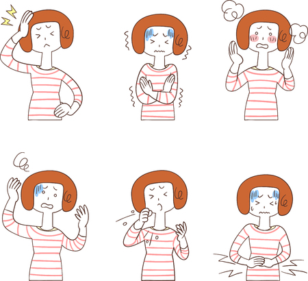 1,009 Menopause Women Stock Vector Illustration And Royalty Free ...