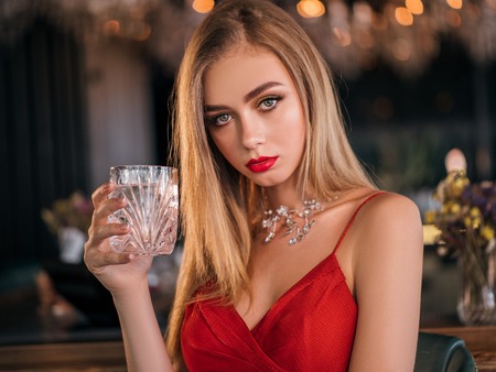 Party Photo Of Elegance Sexy Lady In Red Dress With Red Lips Stock Photo 105076508 Party Photo Of Elegance Sexy Lady In Red Dress With Red Lips Stock Photo 105076508