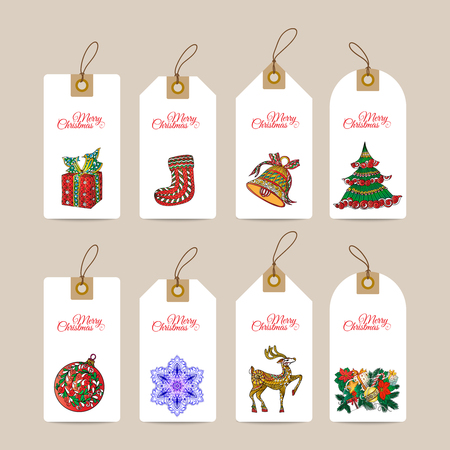 christmas gift tags with hand drawn decorative elements stock vector 48781911 - Decorative Christmas Gift Tags christmas gift tags with hand drawn decorative elements stock vector 48781911 - Decorative Christmas Gift Tags
