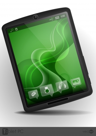 ベクター グラフィックの壁紙で Pc をタブレットします のイラスト素材 ベクタ Image