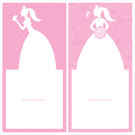 princess cards template royalty free cliparts vectors and stock princess templates