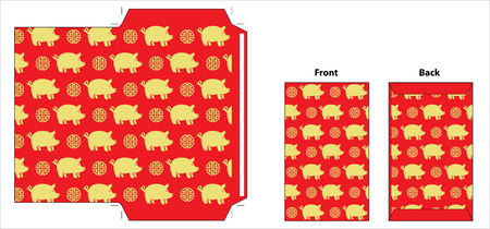chinese new year envelope template with cute pig pattern royalty chinese new year envelopes templates