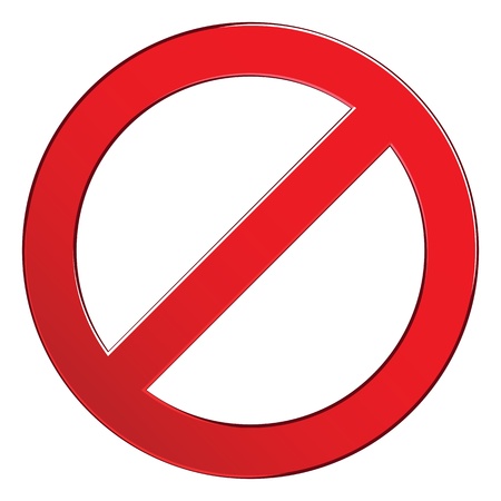 隔離された背景を持つ止まれ中絶のイラスト アートのイラスト素材 ベクタ Image