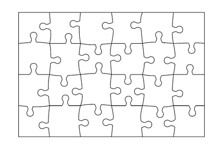 jigsaw puzzle template 24