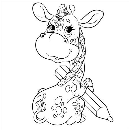 Cute Cartoon Character Giraffe. Coloring Book Giraffe With A.. Royalty Free Cliparts, Vectors, And Stock Illustration. Image 145912388. Cute Cartoon Character Giraffe. Coloring Book Giraffe With A.. Royalty Free Cliparts, Vectors, And Stock Illustration. Image 145912388.