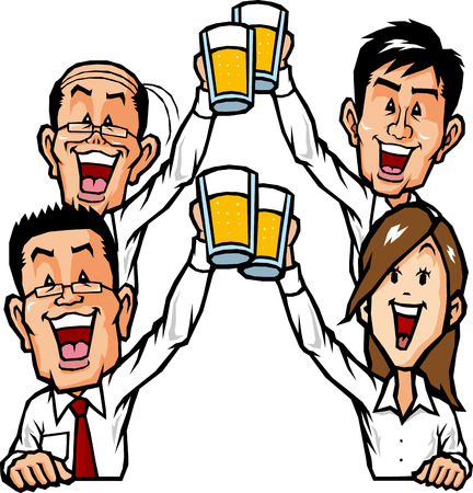 飲み会のイラストのイラスト素材 ベクタ Image 飲み会のイラストのイラスト素材 ベクタ Image