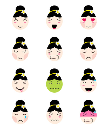 かわいいアジアの女の子の顔 アニメ スタイルのフラット顔文字のセットです 感情笑顔で孤立した日本人の女の子アイコン泣く 悲しい 怒っている 笑っているを追加しました ベクトル Eps10 イラスト のイラスト素材 ベクタ Image かわいいアジアの女の子の顔 アニメ スタイルのフラット顔文字のセットです 感情笑顔で孤立した日本人の女の子アイコン泣く 悲しい 怒っている 笑っているを追加しました ベクトル Eps10 イラスト のイラスト素材 ベクタ Image