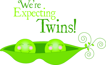 ポッドのエンドウ豆の 2 つとしてかわいいとまったく同様 渦巻き模様の茎は 甘い顔を完了します のイラスト素材 ベクタ Image ポッドのエンドウ豆の 2 つとしてかわいいとまったく同様 渦巻き模様の茎は 甘い顔を完了します のイラスト素材 ベクタ Image