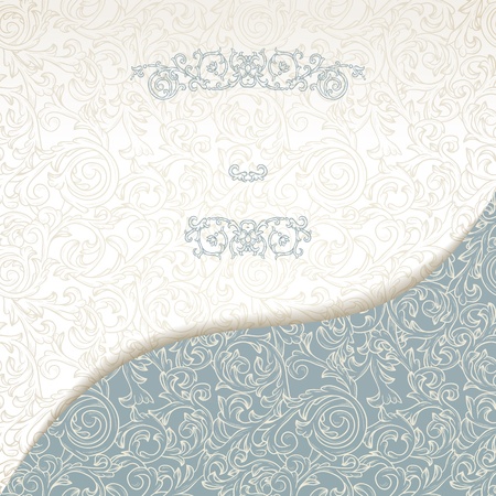 Vintage background with ornate elements