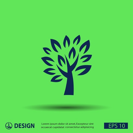 Pictograph of tree