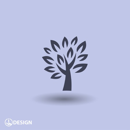 Pictograph of tree Фото со стока