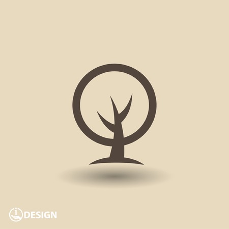 Pictograph of tree