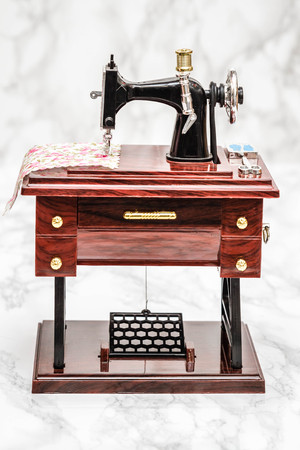 Music Box With A Shape Of Vintage Sewing Machine On White Stock Impressive Sewing Machine Music Box Music Box With A Shape Of Vintage Sewing Machine On White Stock Impressive Sewing Machine Music Box