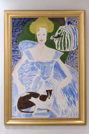 Semiha Berksoy 非常に有名なトルコの女性画家 オペラ歌手および女優の絵画展の詳細 の写真素材 画像素材 Image Semiha Berksoy 非常に有名なトルコの女性画家 オペラ歌手および女優の絵画展の詳細 の写真素材 画像素材 Image