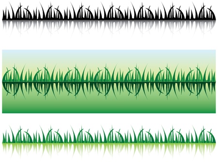 dolar: grass with shadow - illustration Hình minh hoạ