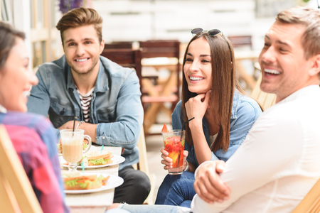 Catching Up With Old Friends. Happy Friends Laughing During Lunch,.. Stock Photo, Picture And Royalty Free Image. Image 59610501. Catching Up With Old Friends. Happy Friends Laughing During Lunch,.. Stock Photo, Picture And Royalty Free Image. Image 59610501.