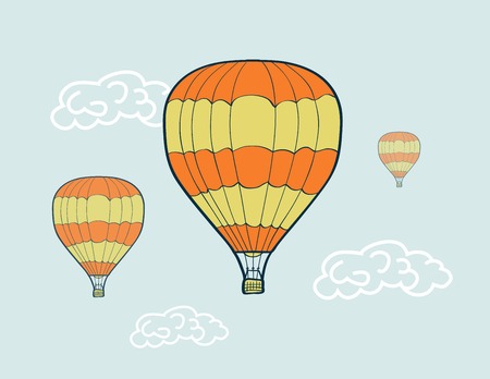 気球 イラスト 簡単 家のイラスト