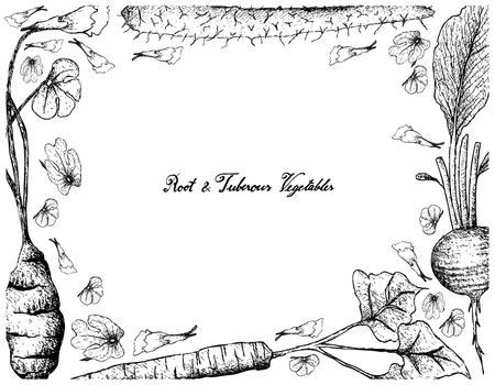 隔離された植物ゴボウ花ハーブの葉 白背景 文字碑文ゴボウのゴボウの単純な円形のアイコンのセットのイラスト素材 ベクタ Image