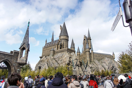 ハリー ポッターの魔法の世界でホグワーツ城 の写真素材 画像素材 Image