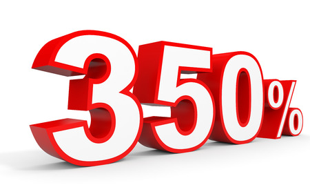 3 100 と 50 350 白い背景に 3 D のイラスト の写真素材 画像素材 Image