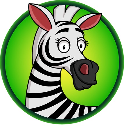Zebra cartoon Illustration