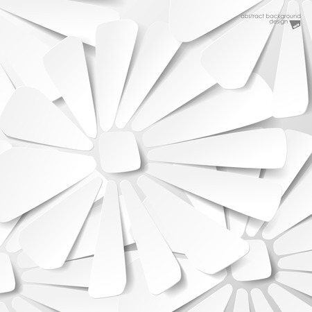 Abstract white flower Stock Photo
