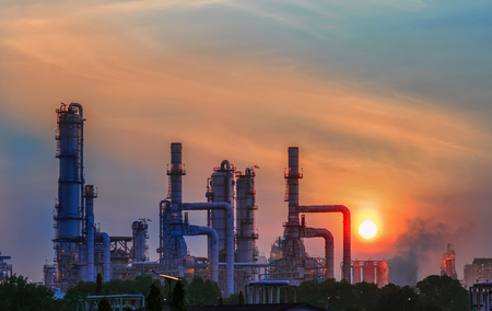 oil refinery station works distillery supply power and energy oil refinery works