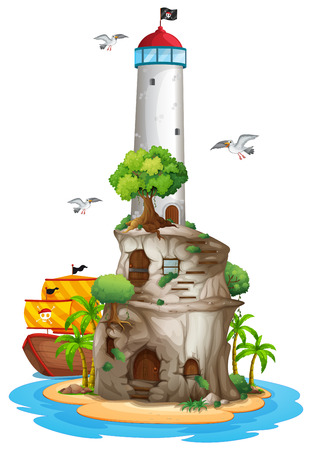 洞窟島のイラストのイラスト素材 ベクタ Image 洞窟島のイラストのイラスト素材 ベクタ Image