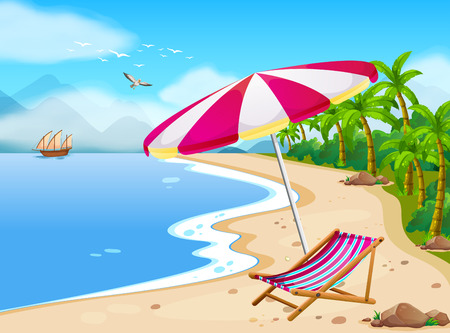 Sonnenschirm Strand Comic sdatec.com