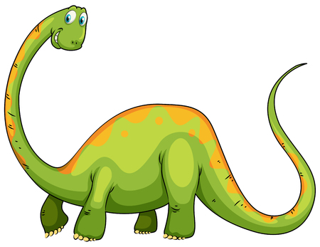 Dinosaurio Cuello Largo Para Colorear