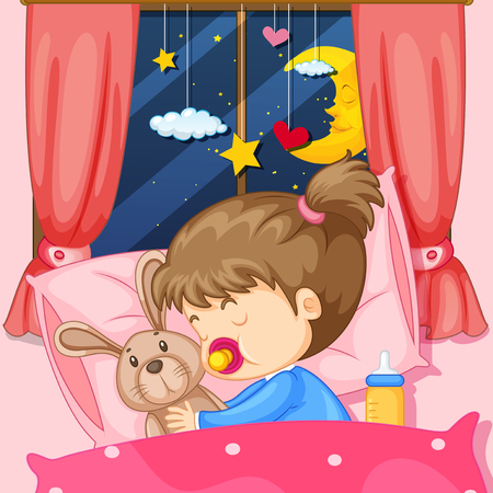 ベッドイラストで眠っている女の子との夜景 のイラスト素材 ベクタ Image 9449 ベッドイラストで眠っている女の子との夜景 のイラスト素材 ベクタ Image 9449