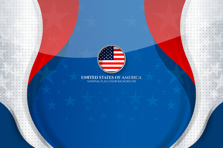 Usa background for independence, veterans, labor, memorial day and other events, vector illustration design